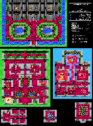 Thumbnail for a map of Chapter 5: The Chosen Ones Gardenbur Castle for the NES game Dragon Warrior IV.