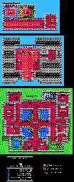 Thumbnail for a map of Chapter 5: The Chosen Ones Santeem Castle for the NES game Dragon Warrior IV.