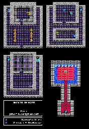 Thumbnail for a map of Chapter 5: The Chosen Ones Shrine Of Horn for the NES game Dragon Warrior IV.