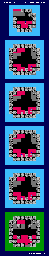 Thumbnail for a map of Dragon's Horn South Tower for the NES game Dragon Warrior: Part 2.