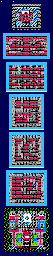 Thumbnail for a map of Hargon's Castle for the NES game Dragon Warrior: Part 2.