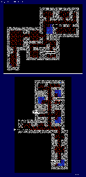 Thumbnail for a map of Lake Cave for the NES game Dragon Warrior: Part 2.