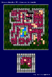 Thumbnail for a map of Moonbrooke Castle for the NES game Dragon Warrior: Part 2.