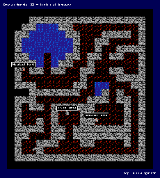 Thumbnail for a map of Spring Of Bravery for the NES game Dragon Warrior: Part 2.