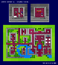 Thumbnail for a map of Tantegel Castle for the NES game Dragon Warrior: Part 2.