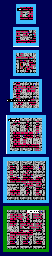Thumbnail for a map of Tower Of The Moon for the NES game Dragon Warrior: Part 2.