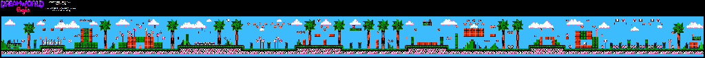Thumbnail for a map of Stage 01 for the NES game Dreamworld Pogie.