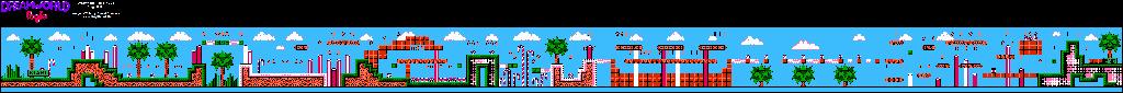Thumbnail for a map of Stage 08 for the NES game Dreamworld Pogie.