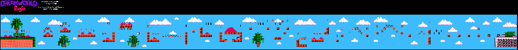 Thumbnail for a map of Stage 10 for the NES game Dreamworld Pogie.