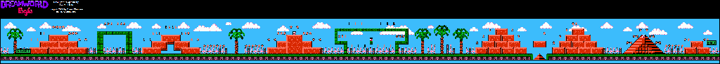 Thumbnail for a map of Stage 14 for the NES game Dreamworld Pogie.