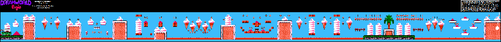Thumbnail for a map of Stage 15 for the NES game Dreamworld Pogie.