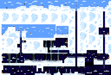 Thumbnail for a map of Himalayas (Full) for the NES game DuckTales.