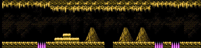 Thumbnail for a map of ST 1 1-B for the NES game Dynowarz: Destruction Of Spondylus.