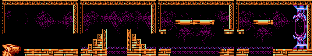 Thumbnail for a map of ST 1 1-D for the NES game Dynowarz: Destruction Of Spondylus.