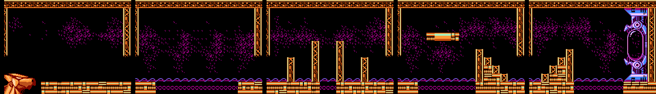 Thumbnail for a map of ST 4 4-D for the NES game Dynowarz: Destruction Of Spondylus.