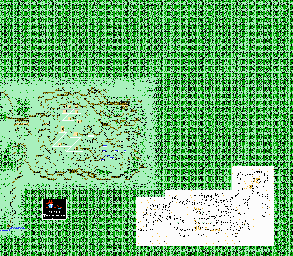 Thumbnail for a map of World Southeast Quadrant for the NES game EarthBound Beginnings.
