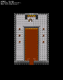 Thumbnail for a map of Castle for the NES game Faria: A World Of Mystery & Danger!.