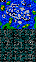 Thumbnail for a map of Ice Maze for the NES game Faria: A World Of Mystery & Danger!.