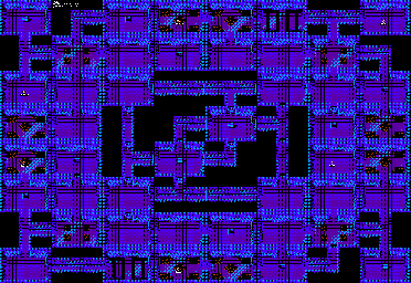 Thumbnail for a map of Ice Tower Floor 2 for the NES game Faria: A World Of Mystery & Danger!.