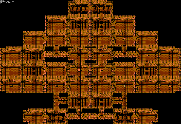 Thumbnail for a map of North Tower Floor 2 for the NES game Faria: A World Of Mystery & Danger!.