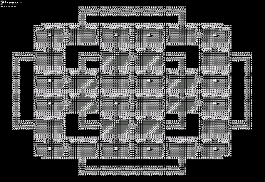 Thumbnail for a map of Tower Of Broww Floor 1 for the NES game Faria: A World Of Mystery & Danger!.