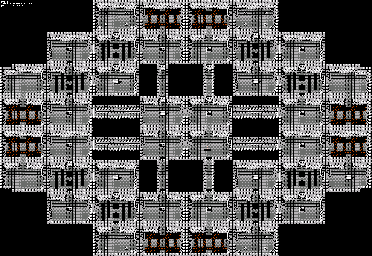 Thumbnail for a map of Tower Of Broww Floor 2 for the NES game Faria: A World Of Mystery & Danger!.