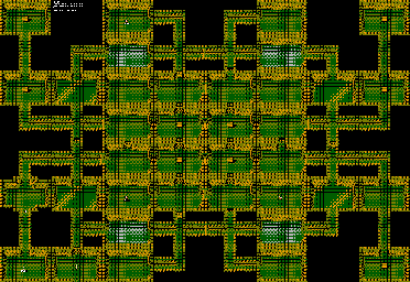 Thumbnail for a map of TowerOf Gelve Floor 1 for the NES game Faria: A World Of Mystery & Danger!.