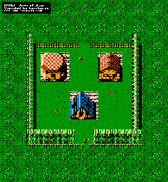 Thumbnail for a map of Town Of Baig for the NES game Faria: A World Of Mystery & Danger!.