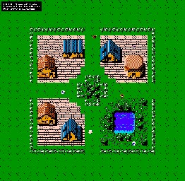 Thumbnail for a map of Town Of Ehdo for the NES game Faria: A World Of Mystery & Danger!.