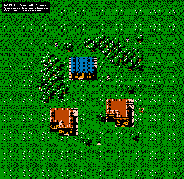 Thumbnail for a map of Town Of Karuza for the NES game Faria: A World Of Mystery & Danger!.