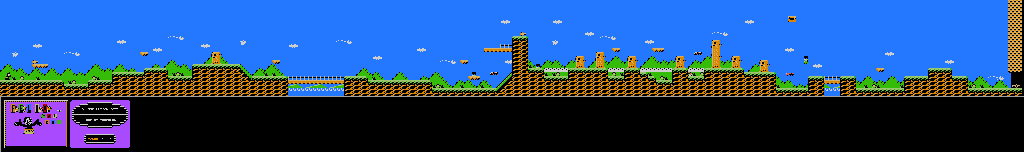 Thumbnail for a map of Round 1-1 (Unmarked) for the NES game Felix The Cat.