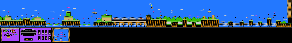 Thumbnail for a map of Round 1-2 for the NES game Felix The Cat.