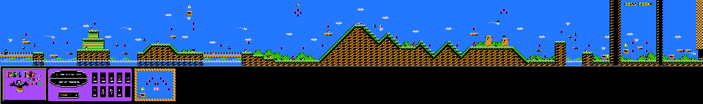 Thumbnail for a map of Round 1-3 for the NES game Felix The Cat.