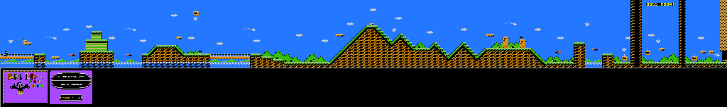 Thumbnail for a map of Round 1-3 (Unmarked) for the NES game Felix The Cat.