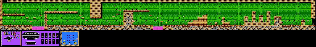 Thumbnail for a map of Round 2-2 for the NES game Felix The Cat.