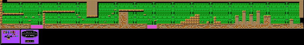 Thumbnail for a map of Round 2-2 (Unmarked) for the NES game Felix The Cat.
