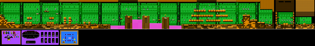 Thumbnail for a map of Round 2-3 for the NES game Felix The Cat.