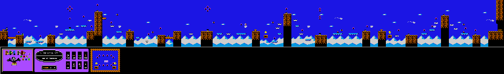 Thumbnail for a map of Round 3-2 for the NES game Felix The Cat.