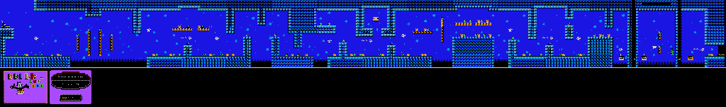 Thumbnail for a map of Round 4-3 (Unmarked) for the NES game Felix The Cat.