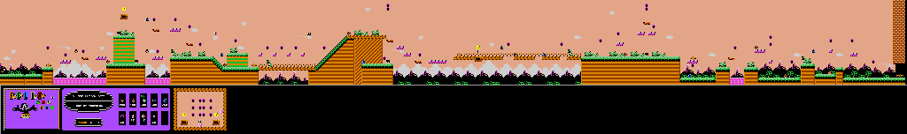 Thumbnail for a map of Round 5-1 for the NES game Felix The Cat.