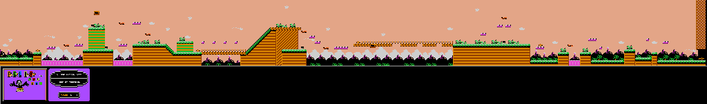 Thumbnail for a map of Round 5-1 (Unmarked) for the NES game Felix The Cat.