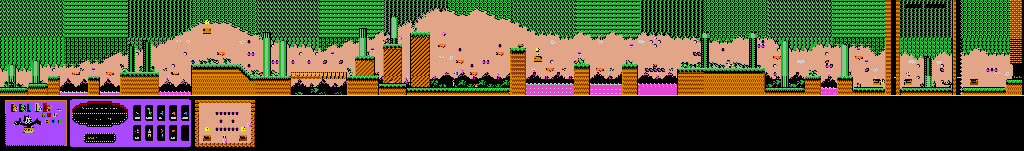 Thumbnail for a map of Round 5-3 for the NES game Felix The Cat.