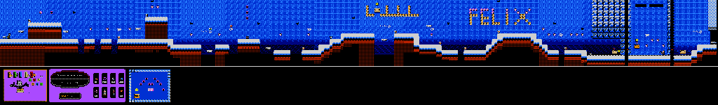Thumbnail for a map of Round 7-2 for the NES game Felix The Cat.