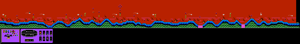 Thumbnail for a map of Round 9-1 for the NES game Felix The Cat.