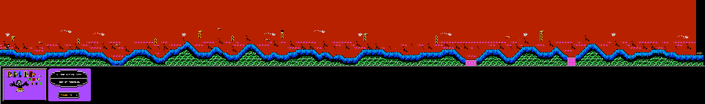 Thumbnail for a map of Round 9-1 (Unmarked) for the NES game Felix The Cat.