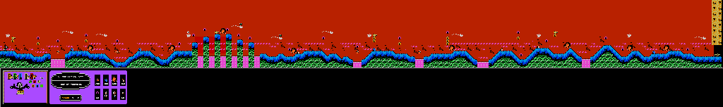 Thumbnail for a map of Round 9-2 for the NES game Felix The Cat.