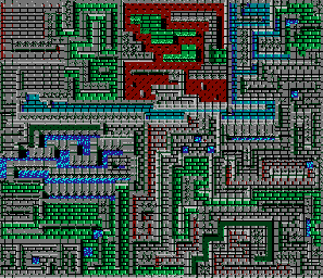 Thumbnail for a map of Sewer for the NES game Fester's Quest.