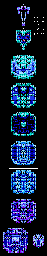 Thumbnail for a map of Overworld Crystal Tower for the NES game Final Fantasy III.