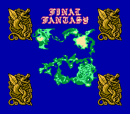 Thumbnail for a map of World (In-Game Map) for the NES game Final Fantasy.