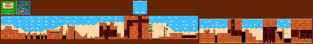 Thumbnail for a map of Stage 5: Slate And Gravel for the NES game The Flintstones: The Surprise At Dinosaur Peak!.
